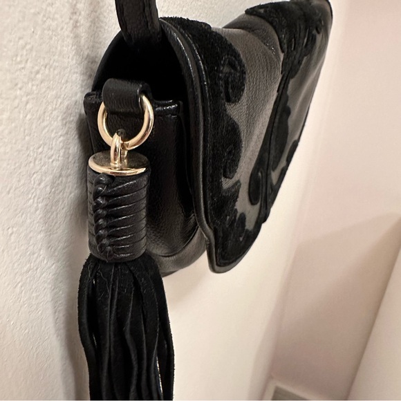 Yves St Laurent Leather Shoulder Bag, Wristlet, Clutch - Black - Picture 2 of 14